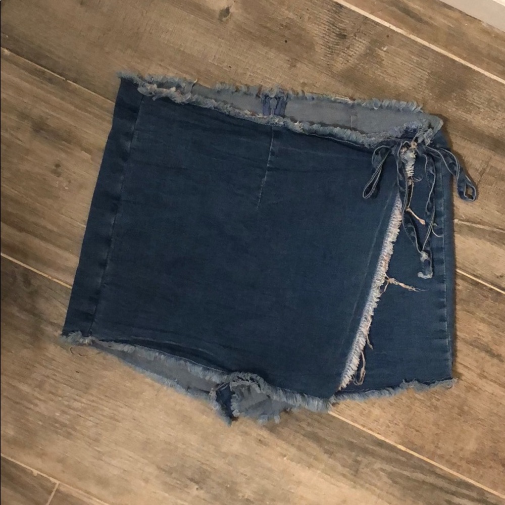 American threads denim skort
